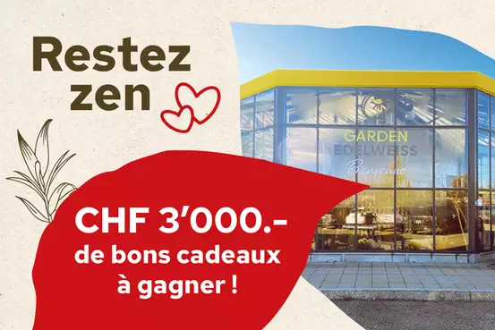 Image de promotion du concours avec une photo du bâtiment de Garden Edelweiss