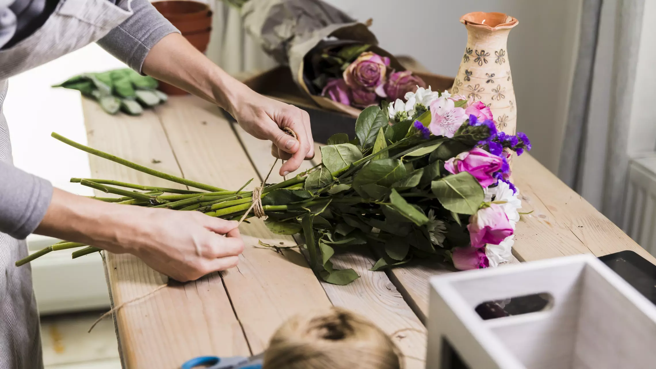 Fleuriste création de bouquet